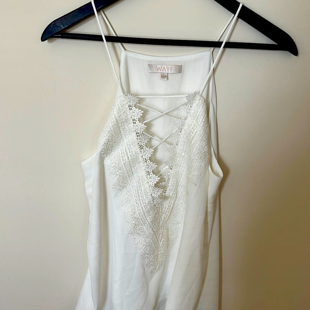 Beautiful new white blouse SZ L